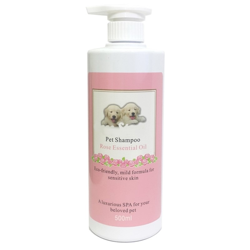 Rose Essential Oil Pet Shampoo 500ml 