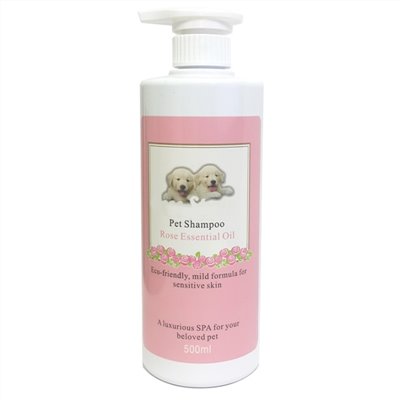 Rose Essential Oil Pet Shampoo 500ml 