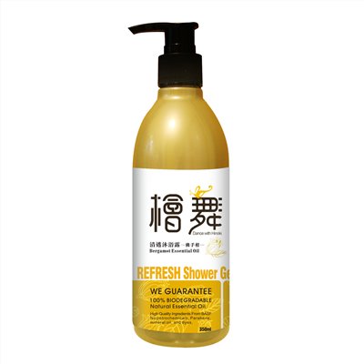 Bergamot Essential Oil Refresh Shower Gel 350ml 